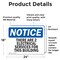 Signmission There Are 2 Electrical Services For This Building, 24 in W x Rectangle, Vinyl Decal OS-2PACK-NS-D-1824-L-18576 - alternate 4